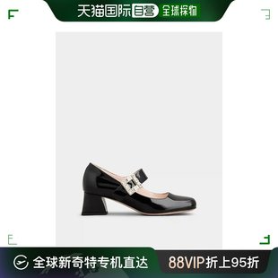 Babies Vivier Très 欧洲直邮ROGER VIVIER 莱茵石搭扣高跟鞋