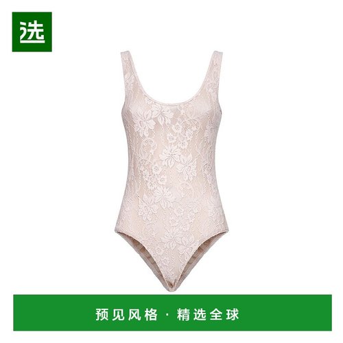 1h可退 香港直邮ZIMMERMANN 女士 蕾絲圓領連身衣 1190TF25R