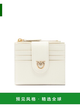 香港直邮PINKO 女士钱包 103610A0F1Z14Q AW2025 白色 徽标小号钱