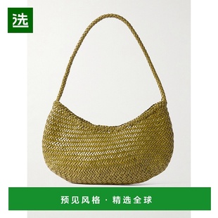 1h可退 香港直邮DRAGON DIFFUSION 女士 Nova Luna 编织皮革肩包