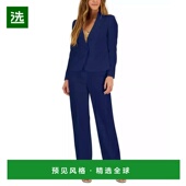 美国直邮 外套与裤 1h可退 Suit Crepe两扣西装 子套装 常规