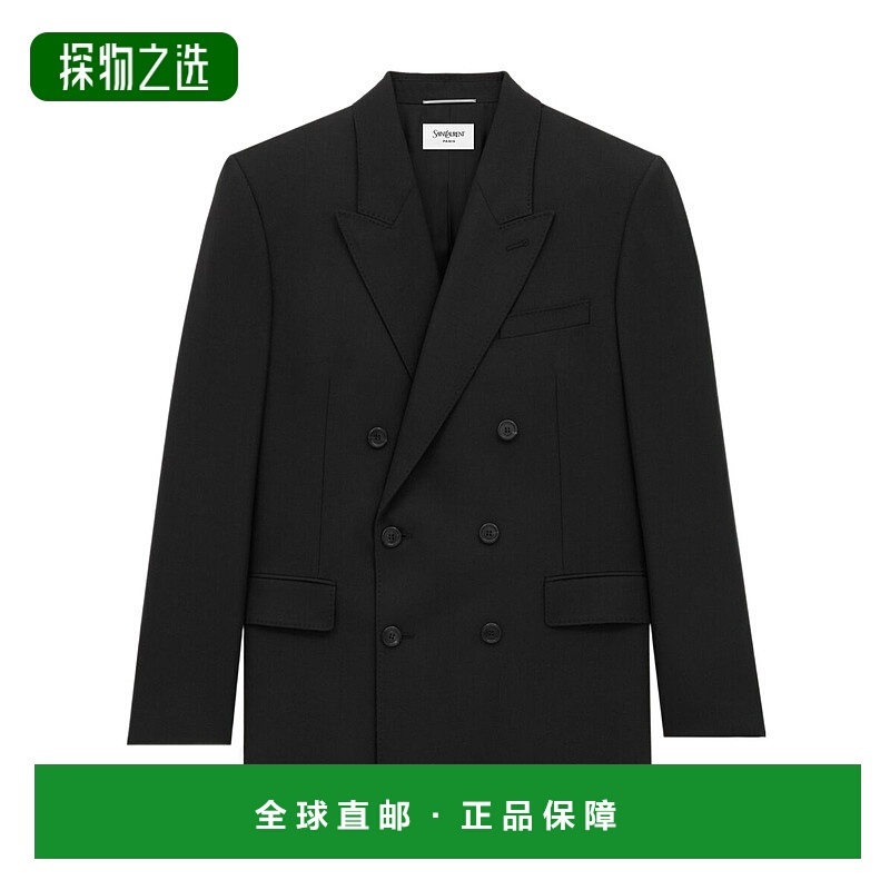 香港直邮Saint Laurent 长袖羊毛西装外套 816394Y2J02