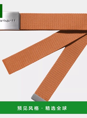 欧洲直邮Carhartt Wip 男士橙色涤纶腰带