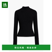 美国直邮 CROSBY DEREK 1h可退 LAM 女士修身 罗纹针织高领