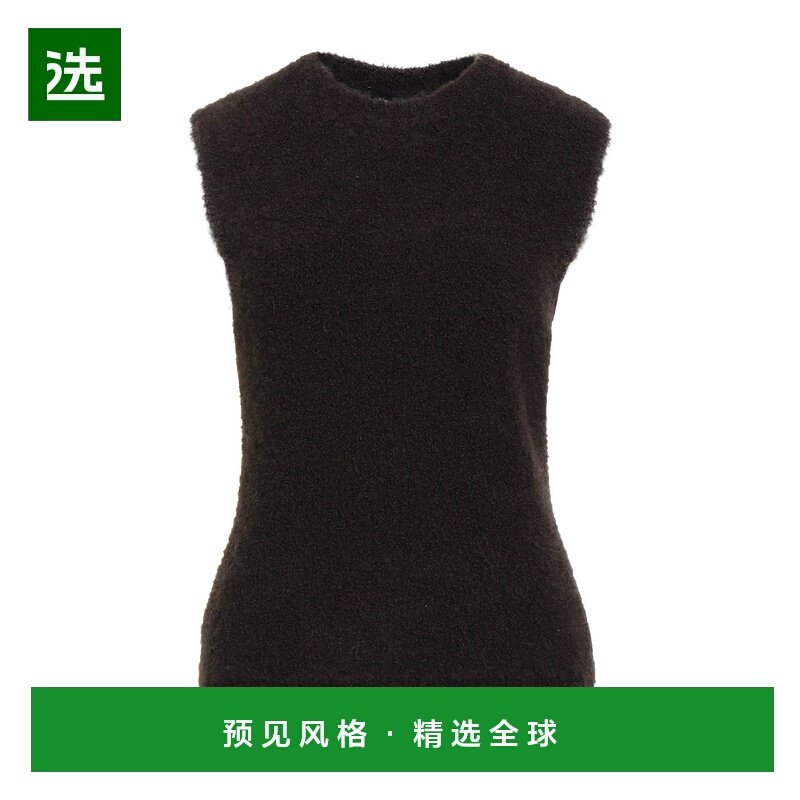 1h可退 香港直邮Fabiana Filippi 女士 无袖毛衣 brown棕色 舒适,女装/女士精品,毛针织衫,淘宝优惠券,粉丝福利购,淘宝优惠卷