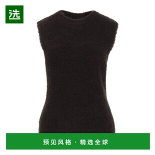 1h可退 香港直邮Fabiana Filippi 女士 无袖毛衣 brown棕色 舒适