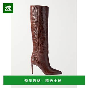 1h可退 香港直邮Paris Texas 女士 鳄鱼纹皮质及膝靴子 PX548CIOC