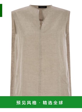 1h可退 香港直邮Fabiana Filippi 女士 亚麻无袖上衣 TPD275F5951