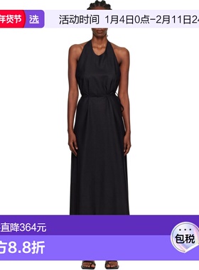 1h可退 香港直邮Baserange 女士 黑色 Apron 连衣裙 DRAP