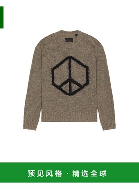1h可退 香港直邮Allsaints 男士 Message 水手领毛衣 M013KD