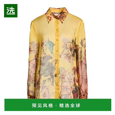 1h可退 香港直邮Alberta Ferretti 女士 Blouses 真丝衬衫