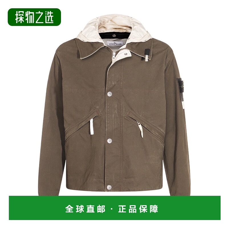 香港直邮Stone Island 长袖休闲夹克 K1S154100080S0110