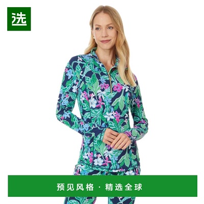 1h可退 【美国直邮】Lilly Pulitzer Justine Half Zip UPF 50 女