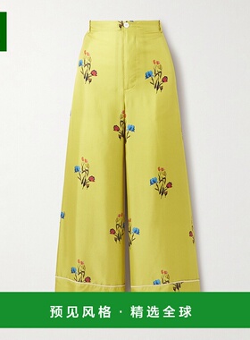 1h可退 香港直邮Marni 玛尼 女士 裤子 PAMA0335I0UTSG37阔腿裤