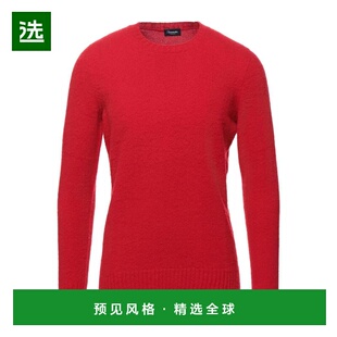 1h可退 【美国直邮】DRUMOHR 男装卫衣 100 小羊绒圆领长袖针织休