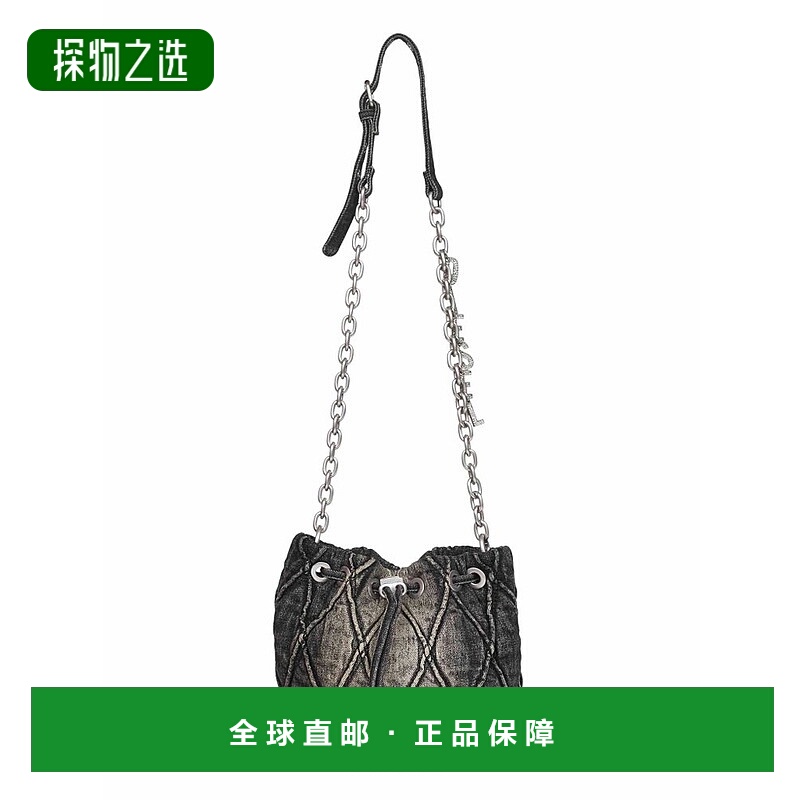 1h可退 香港直邮Diesel 迪赛 女士 Charm-D S-Mini 水桶包 X10346