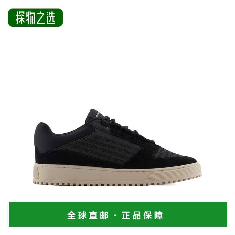 香港直邮Emporio Armani 系带低帮运动鞋 X4X636XR329