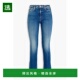 1h可退 19061008AO 褪色设计高腰紧身牛仔裤 香港直邮mother 女士