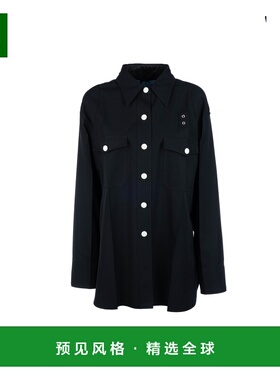 香港直邮PRADA 女士大衣 P614S108NF0002 SS2025 黑色 CAPPOTTI