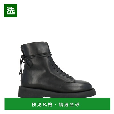 1h可退 香港直邮marsell 女士 脚踝靴 black黑色 舒适时尚