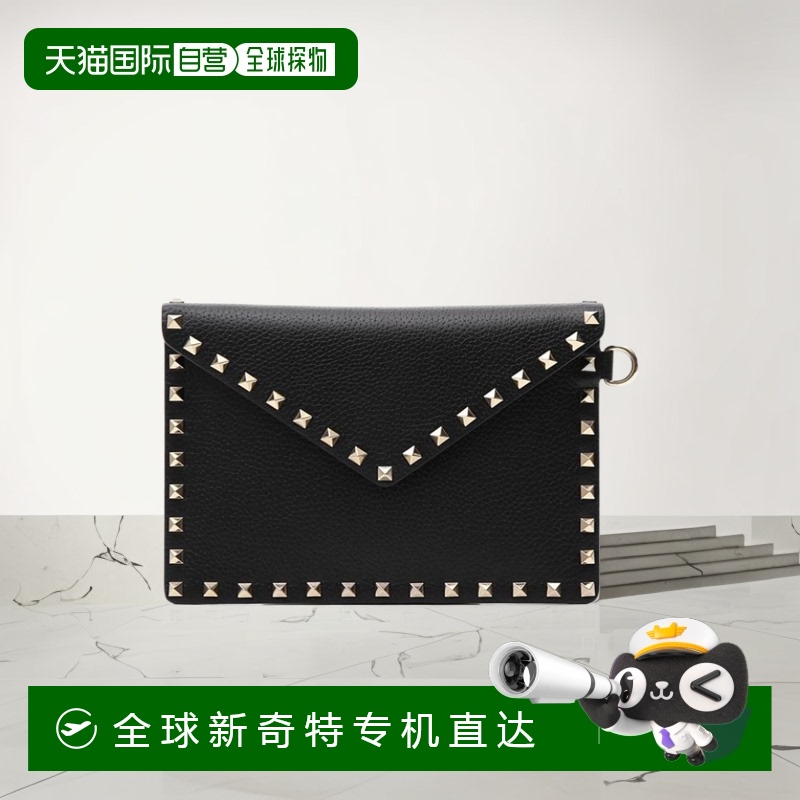 【99新未使用】香港直邮Valentino 铆钉信封式手拿包 R