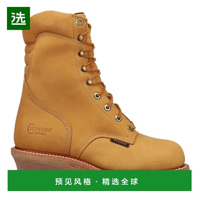 1h可退 【美国直邮】Chippewa Super DNA 9英寸WP绝缘钢头系带靴
