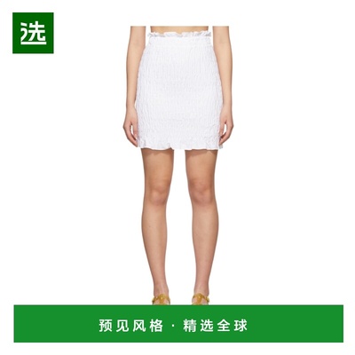 香港直邮MSGM 女士半身裙 3241MDD1522710001OFFWHITE短裙包臀裙
