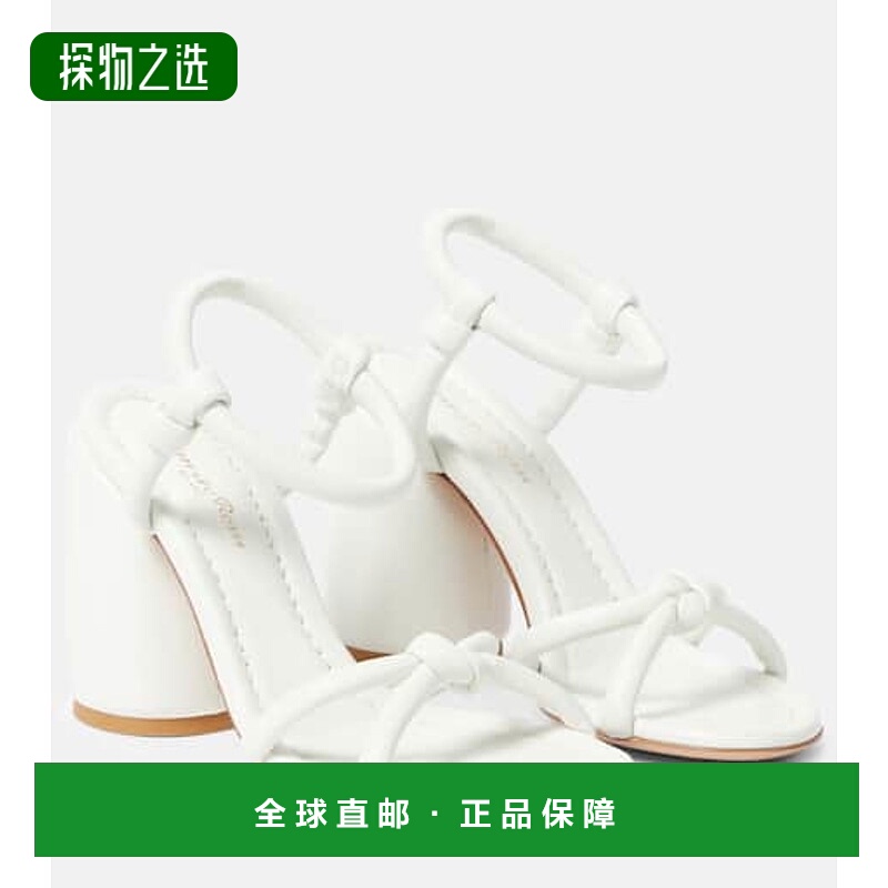 香港直邮Gianvito Rossi 吉安维托·罗西 女士 Cassis 95 皮质凉