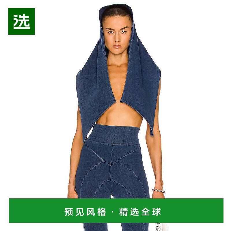 1h可退 香港直邮Alaïa 女士 针织兜帽 AA9A10071M691 舒适时尚