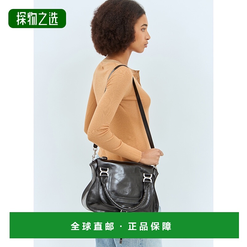 1h可退 香港直邮Chloe 蔻依 女士 中号 Marcie 单肩包 CHC24AS660