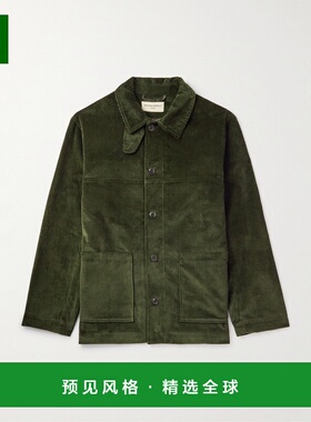 1h可退 香港直邮officine generale 男士 Ulysse 棉质灯芯绒衬衫