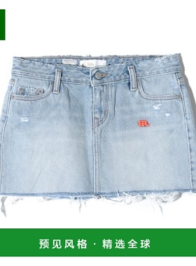 韩国直邮ERL Levi's 梭织迷你裙 - 蓝色 (ERL07S301) 裙子