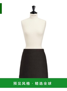 香港直邮Dior A字迷你半身裙 541J05A2567迪奥包臀裙