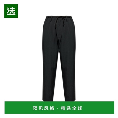 香港直邮YOHJI YAMAMOTO 男士休闲裤 HLP0114001 AW2025 黑色