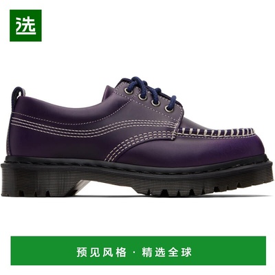 1h可退 香港直邮Dr. Martens 马丁大夫 男士 紫色 Orleans Leathe