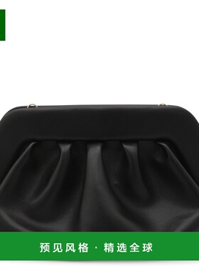 1h可退 香港直邮Themoirè 女士 VEGAN BIOS 黑色皮革手包 NS1WTM