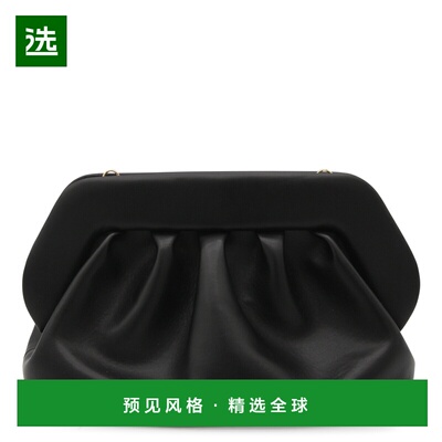 1h可退 香港直邮Themoirè 女士 VEGAN BIOS 黑色皮革手包 NS1WTM