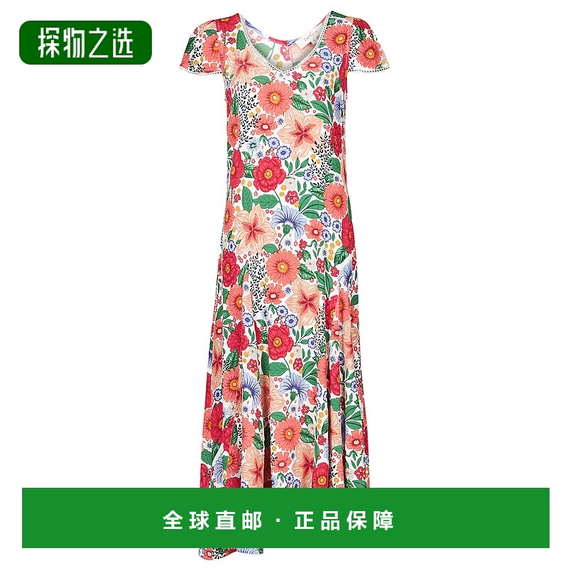 欧洲直邮Derhy  TREILLIS FLOWER 女装短款连衣裙 P210124-20