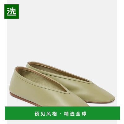 1h可退 香港直邮Le Monde Beryl 女士 Luna 皮质芭蕾舞鞋