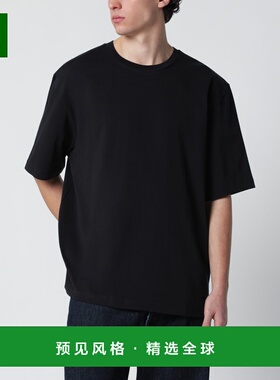 1h可退 香港直邮Studio Nicholson 男士 Lay 黑色宽松款合身T恤 L