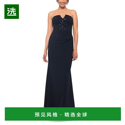 1h可退 【美国直邮】AQUA 女士 连衣裙V领 修身时尚 优雅自然 舒