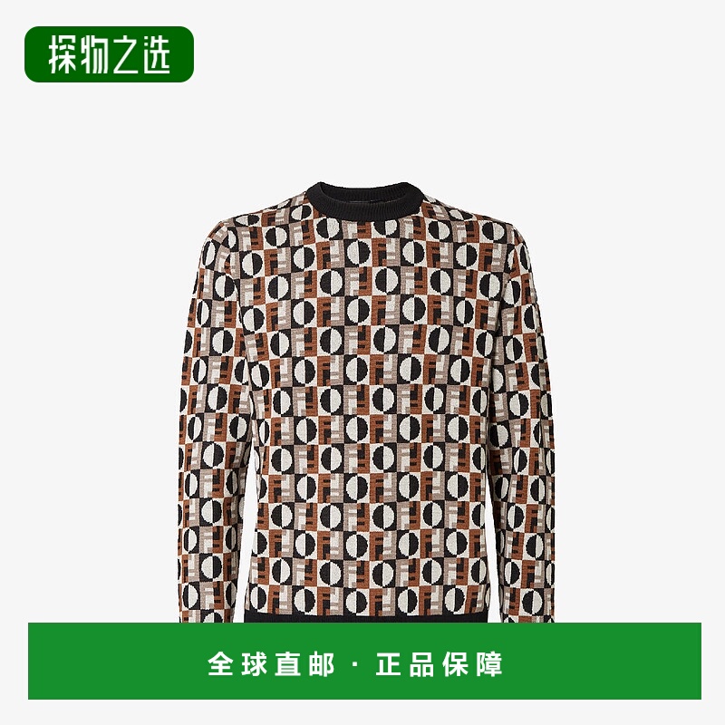 1h可退 欧洲直邮FENDI 芬迪 25秋冬 FZX091AVNZF05AE 男士 针织衫