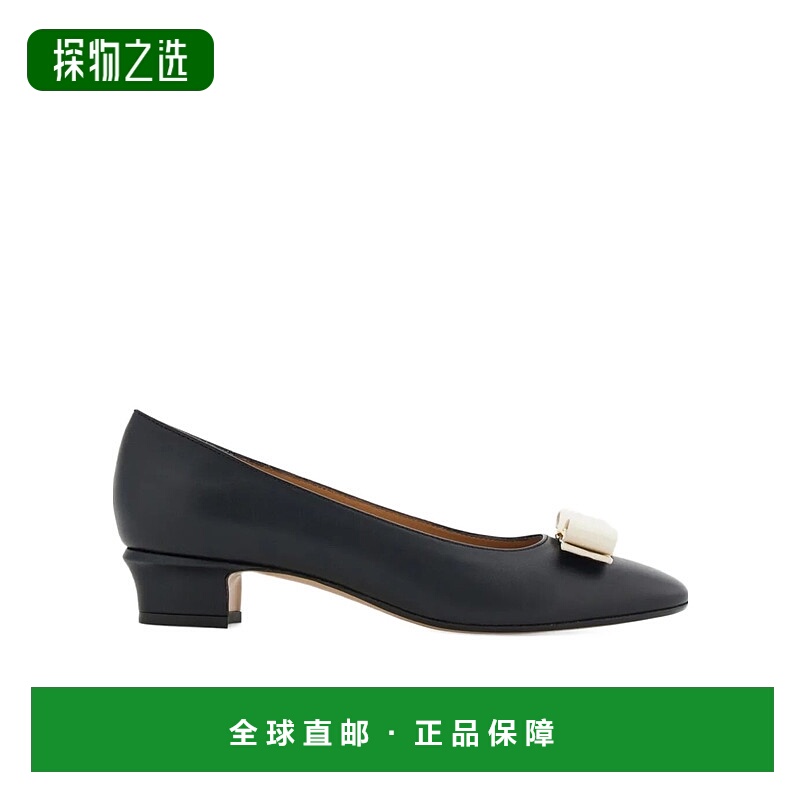 香港直邮Salvatore Ferragamo Vara 方跟高跟鞋 01L410菲拉格慕