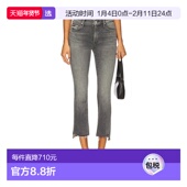 香港直邮mother 短款 女士 1h可退 Insider Step 磨损牛仔裤 11575