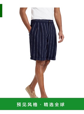 香港直邮Brunello Cucinelli 条纹百慕大短裤 MP492U0080