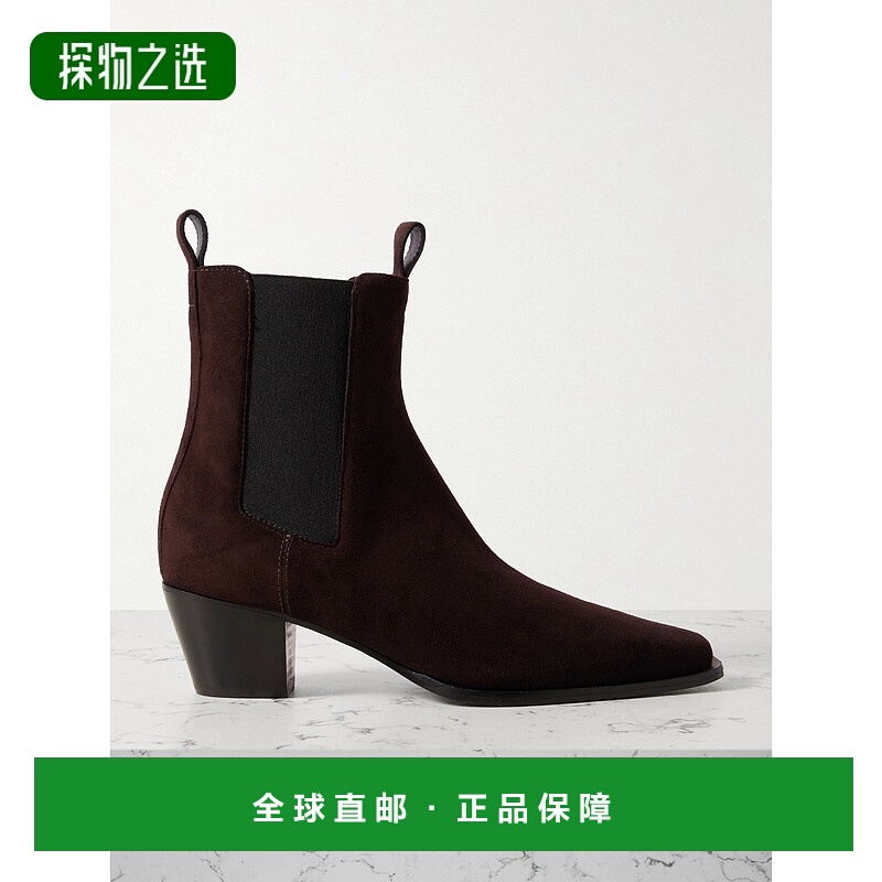 1h可退 香港直邮TOTÊME 女士 City 麂皮靴 234WAS836LE0012