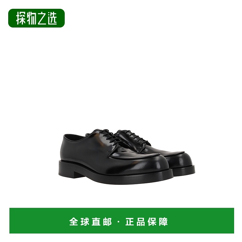 1h可退 香港直邮Prada 普拉达 男士 杏仁頭德比鞋 2EA166FX000055