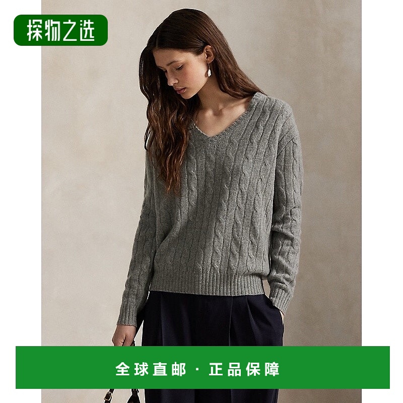 欧洲直邮RALPH LAUREN拉夫劳伦 Polo休闲羊绒粗针织毛衣