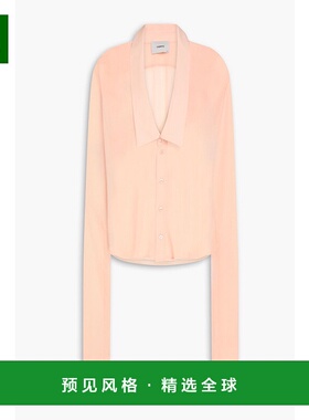 香港直邮Coperni 女士 雪纺衬衫 COPCH35065BPEACH