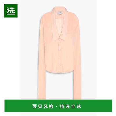 香港直邮Coperni 女士 雪纺衬衫 COPCH35065BPEACH